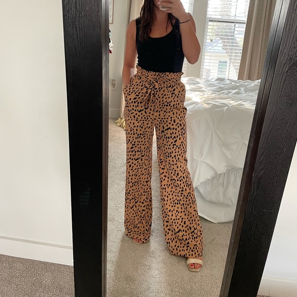 Lulus Cheetah Pants - Picture 3 of 3